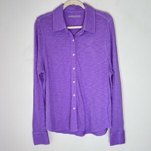 Peruvian Connection Cotton Long Sleeves Tunic Button Shirt Size XL C34